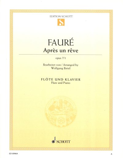 AQ: G. Fauré: Après un rêve op. 7/1 , FlKlav (B-Ware)