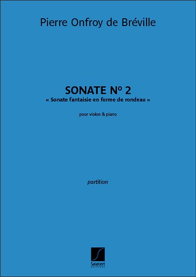 Sonate n° 2 pour violon et piano, VlKlav (KlavpaSt)