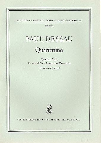 P. Dessau: Quartettino