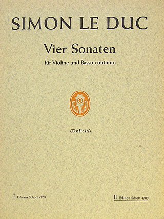 L.D. Simon: 4 Sonaten Band 2