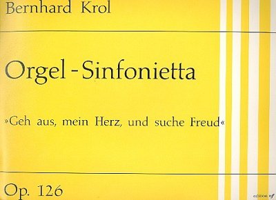 B. Krol: Sinfonietta op. 126, Org (Part.)