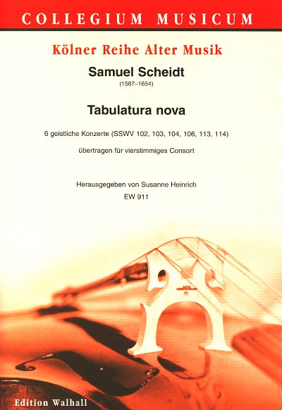 S. Scheidt: Tabulatura Nova, 4 Melodieinstrumente