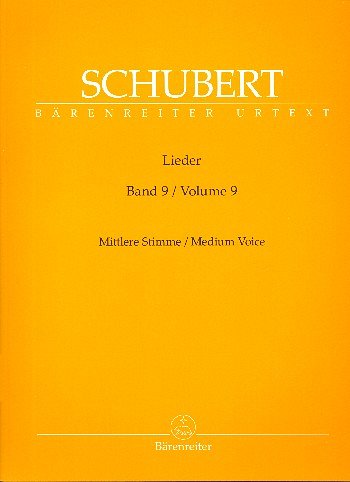 F. Schubert: Lieder 9 - mittlere Stimme, GesMKlav