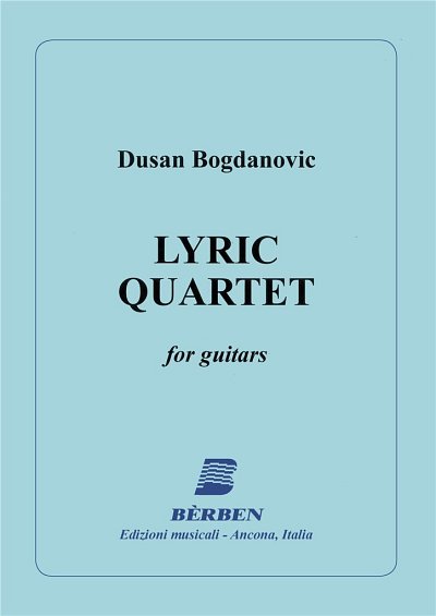 D. Bogdanovic: Lyric Quartet (Part.)