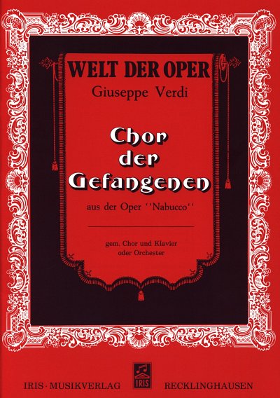 G. Verdi: Chor der Gefangenen, GchKlav (Klavpa)