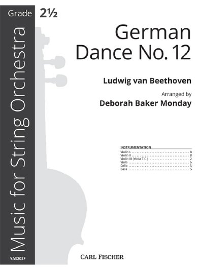 L. v. Beethoven: German Dance No. 12, Stro (Part.)