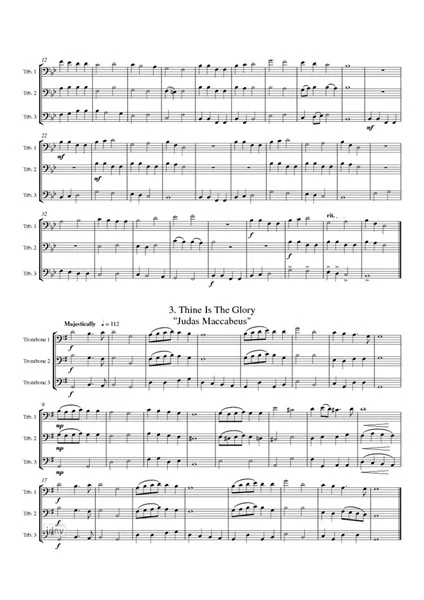 Fünf Oster-Trios, 3Pos (Pa+St) (2)