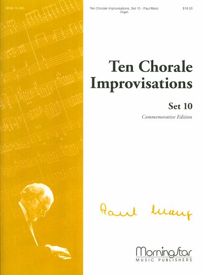 P. Manz: Ten Chorale Improvisations, Set 10, Org