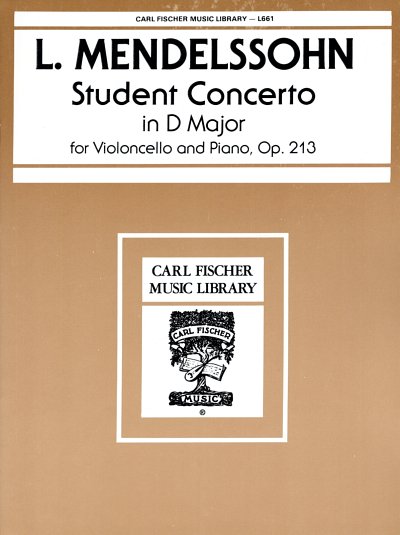M. Arnold: Student Concerto In D Major, Op. 2, VcKlav (KASt)