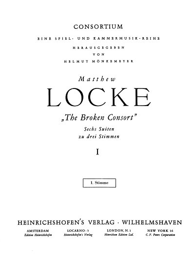 M. Locke: The Broken Consort 1