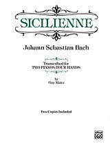 DL: J.S. Bach: Sicilienne - Piano Duo (2 Pianos, 4 Hands)