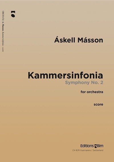 Á. Másson: Kammersinfonia, Kamo (Part.)
