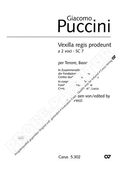G. Puccini: Vexilla Regis prodeunt SC 7
