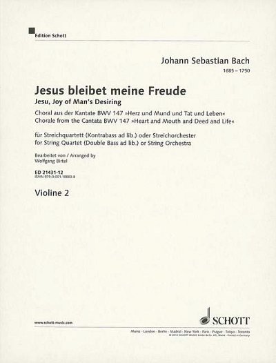 DL: J.S. Bach: Jesus bleibet meine Freude (Vl2)