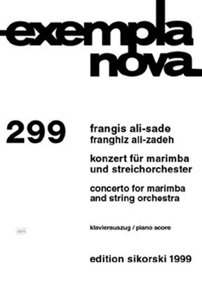 F. Ali-Sade: Konzert fuer Marimba und Streichor, MarKlav (KA