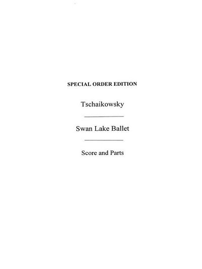 Tchaikovsky: Swan Lake Ballet Selection, Sinfo (Bu)