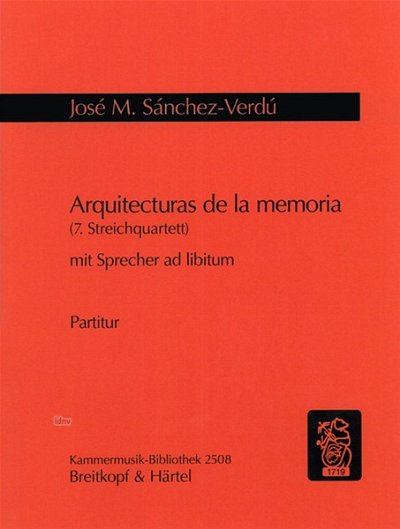 J.M. Sánchez-Verdú: Arquitecturas de la memoria (2004)