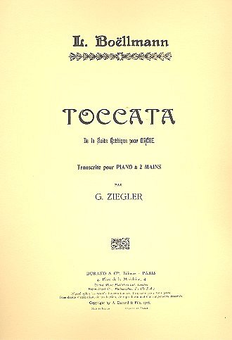 L. Boëllmann: Toccata Op 25 Piano , Klav