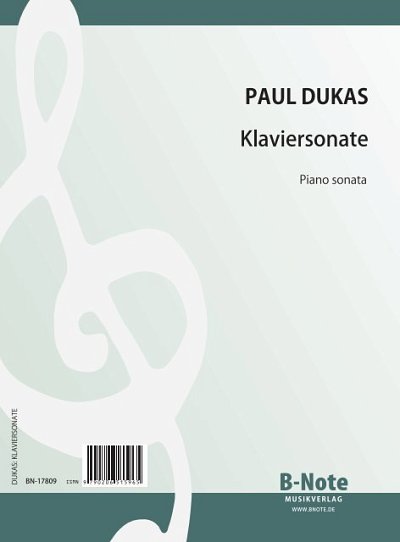 P. Dukas: Klaviersonate, Klav