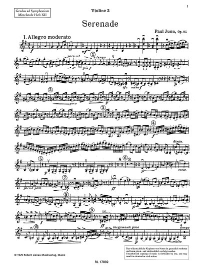 Gradus ad Symphoniam - Mittelstufe (Band 12)  Vl.II