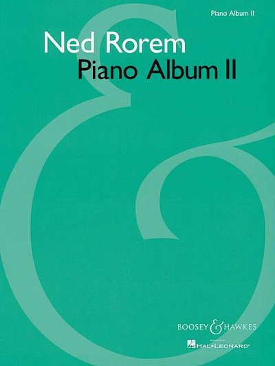N. Rorem: Piano Album II, Klav