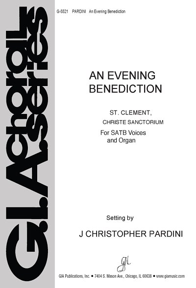 J.C. Pardini: An Evening Benediction, GchOrg (Chpa)