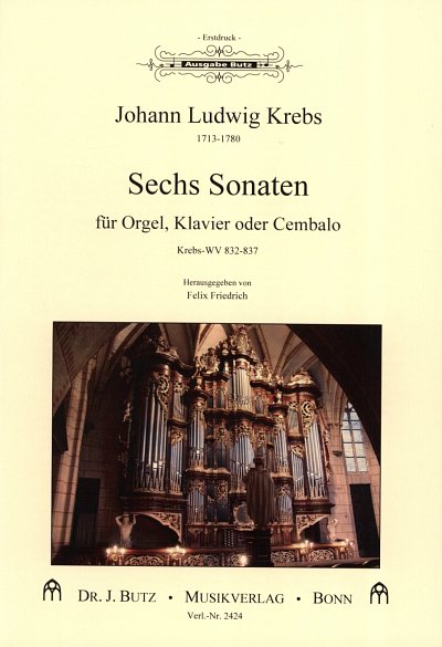 J.L. Krebs: 6 Sonaten Krebs Wv 832-837
