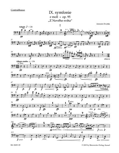 A. Dvořák y otros.: Symphony no. 9 in E minor op. 95