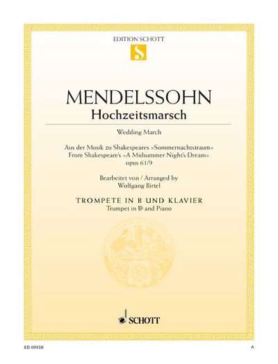DL: F. Mendelssohn Barth: Hochzeitsmarsch, TrpKlav