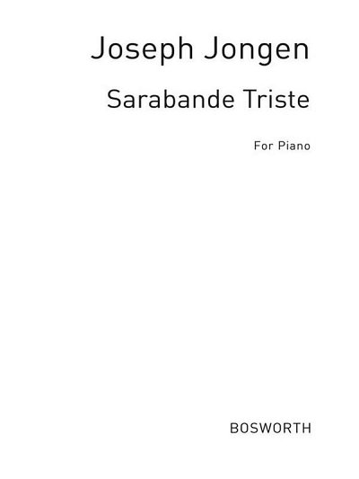 J. Jongen: Sarabande Triste Op. 58, Klav