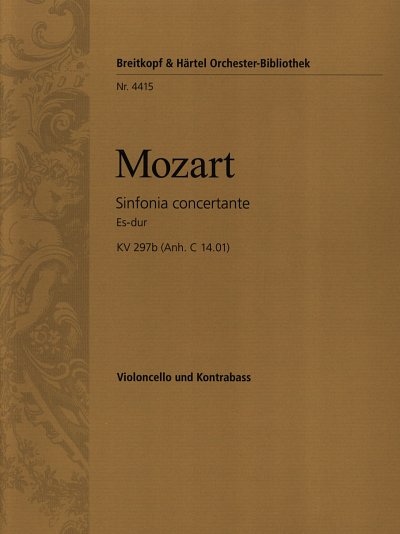 W.A. Mozart: Sinfonia Concertante Es-Dur Kv 297b Vc/Kb