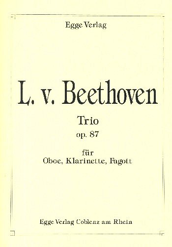 L. v. Beethoven: Trio Op 87