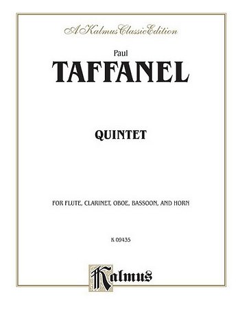 P. Taffanel: Woodwind Quintet, FlObKlHrFg (Stsatz)