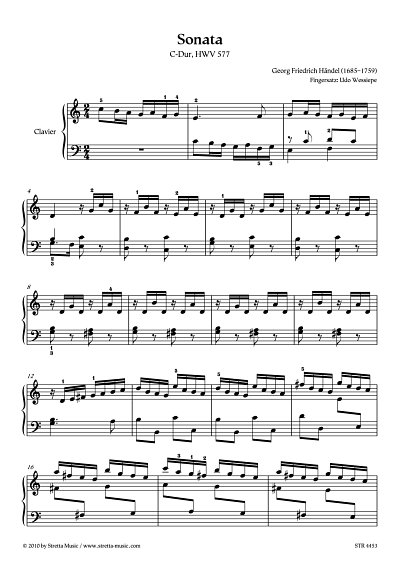 DL: G.F. Haendel: Sonata C-Dur, HWV 577