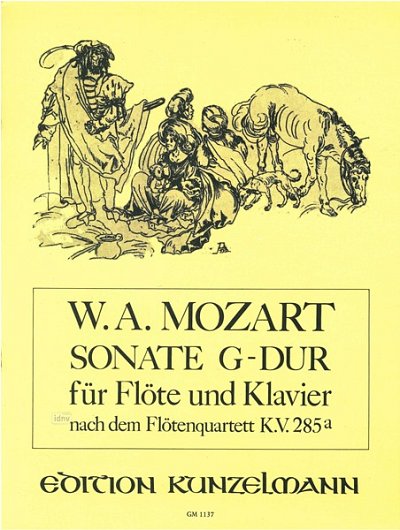 W.A. Mozart: Sonate für Flöte G-Dur, FlKlav (KlavpaSt)