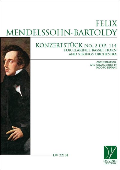 F. Mendelssohn Barth: Konzertstück No. 2 op, KlarStr (Pa+St)