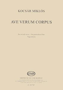 M. Kocsár: Ave verum corpus, GCh4 (Chpa)
