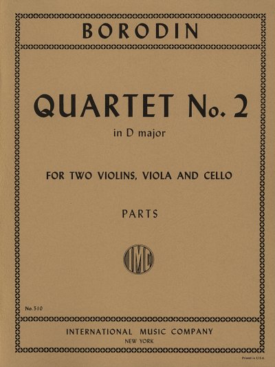 A. Borodin: Streichquartett D-Dur Nr. 2, 2VlVaVc (Stsatz)