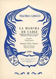 La Marcha Da Cadiz (Libreto)