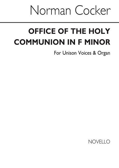 Holy Communion In F Min, GchKlav (Bu)