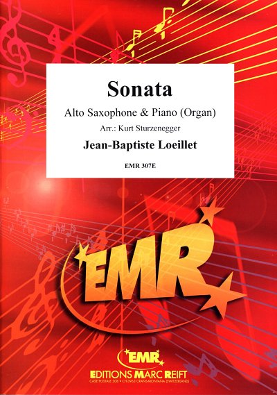 J.-B. Loeillet: Sonata Es-Dur, AsaxKlaOrg (KlavpaSt)