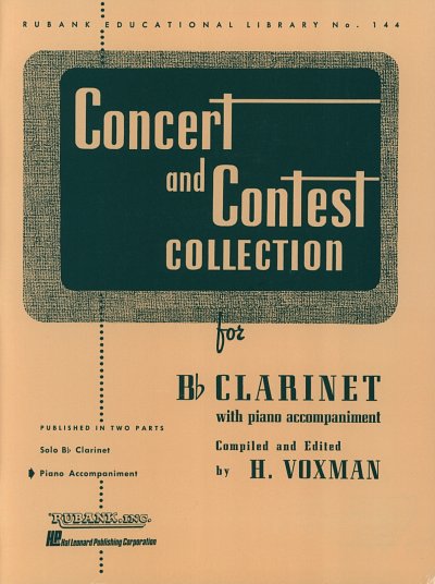 AQ: H. Voxman: Concert and Contest Collecti, KlarKl (B-Ware)