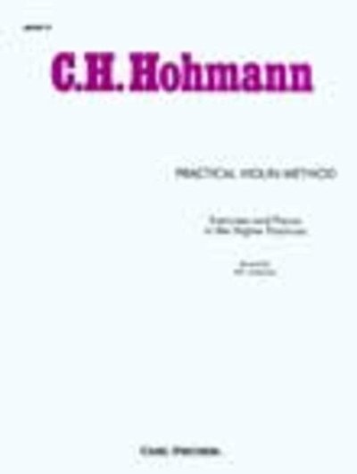 Hohmann, Christian Heinrich: Practical Violin Method - Book IV