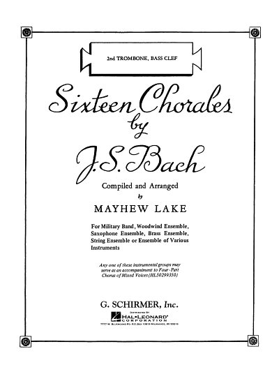 J.S. Bach: Sixteen Chorales (Pos)