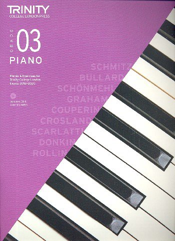 Piano Exam Pieces 2018-2020 Grade 3, Klav (+CD)