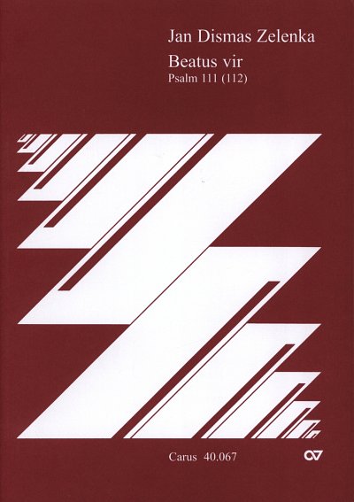J.D. Zelenka: Beatus vir ZWV 76 / Partitur