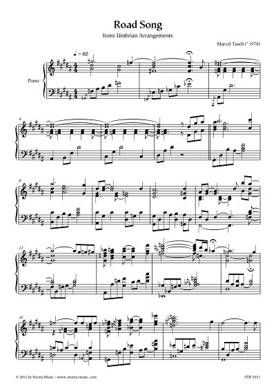 DL: M. Tusch: Road Song, Klavier