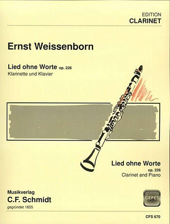 W. Ernst: Lied ohne Worte op. 226, KlarKlv (KlavpaSt)