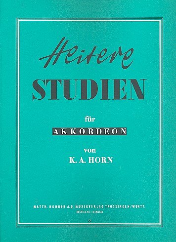 Horn Karl Alfons: Heitere Studien