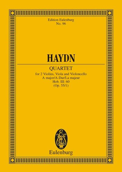 J. Haydn: Quatour à cordes La majeur